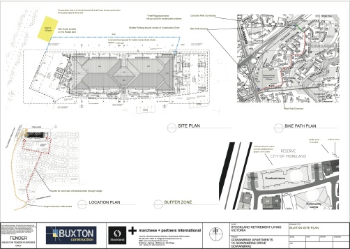 Gowanbrae Retirement Village diversion map